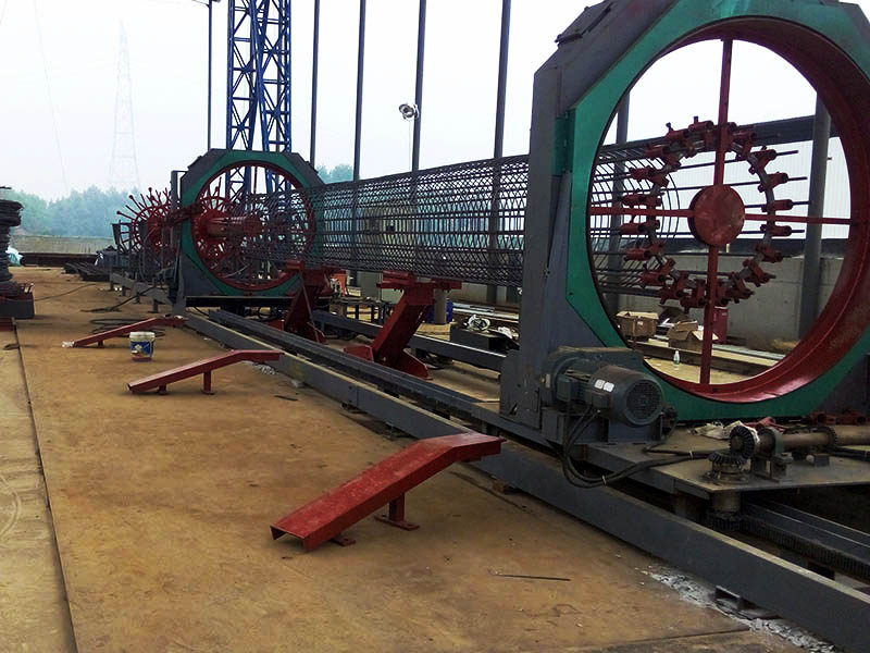 數(shù)控鋼筋籠滾焊機流程